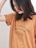 ロゴプリントチュニックTシャツ（オレンジ）｜Samansa Mos2 blue（サマンサモスモス ブルー）通販