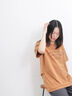 ロゴプリントチュニックTシャツ（オフホワイト/チャコールグレー/オレンジ）｜Samansa Mos2 blue（サマンサモスモス ブルー）通販