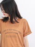ロゴプリントチュニックTシャツ（オフホワイト/チャコールグレー/オレンジ）｜Samansa Mos2 blue（サマンサモスモス ブルー）通販