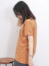 ロゴプリントチュニックTシャツ（オフホワイト/チャコールグレー/オレンジ）｜Samansa Mos2 blue（サマンサモスモス ブルー）通販