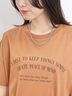 ロゴプリントチュニックTシャツ（オフホワイト/チャコールグレー/オレンジ）｜Samansa Mos2 blue（サマンサモスモス ブルー）通販