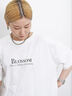 【USAコットン】フォトプリントチュニックTシャツ（オフホワイト/ブラック/パープル）｜Samansa Mos2 blue（サマンサモスモス ブルー）通販