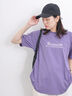 【USAコットン】フォトプリントチュニックTシャツ（オフホワイト/ブラック/パープル）｜Samansa Mos2 blue（サマンサモスモス ブルー）通販