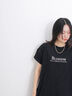 【USAコットン】フォトプリントチュニックTシャツ（オフホワイト/ブラック/パープル）｜Samansa Mos2 blue（サマンサモスモス ブルー）通販