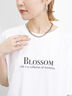 【USAコットン】フォトプリントチュニックTシャツ（オフホワイト/ブラック/パープル）｜Samansa Mos2 blue（サマンサモスモス ブルー）通販