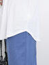 【USAコットン】フォトプリントチュニックTシャツ（オフホワイト/ブラック/パープル）｜Samansa Mos2 blue（サマンサモスモス ブルー）通販