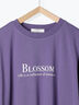 【USAコットン】フォトプリントチュニックTシャツ（オフホワイト/ブラック/パープル）｜Samansa Mos2 blue（サマンサモスモス ブルー）通販