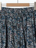 【Made in India】花柄ボイルギャザースカート（チャコールグレー/イエロー/ブルー）｜Samansa Mos2 blue（サマンサモスモス ブルー）通販