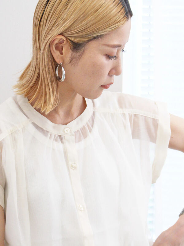 シアーストライプブラウス（トップス/シャツ・ブラウス）【セール