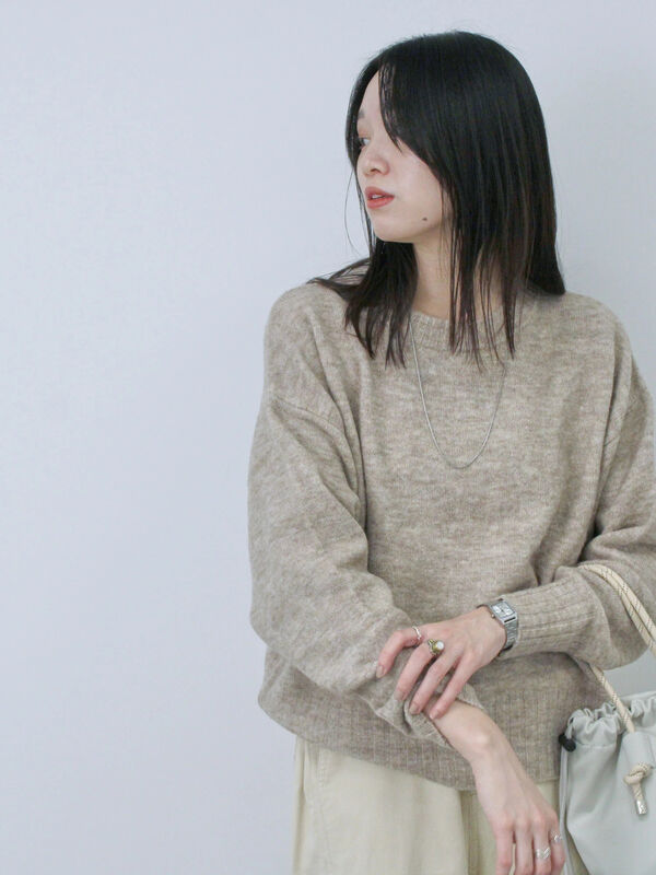 ヤクタッチクルーネックプルオーバー（トップス/ニット・セーター