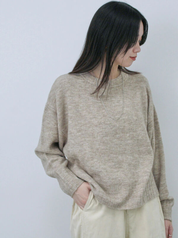 ヤクタッチクルーネックプルオーバー（トップス/ニット・セーター