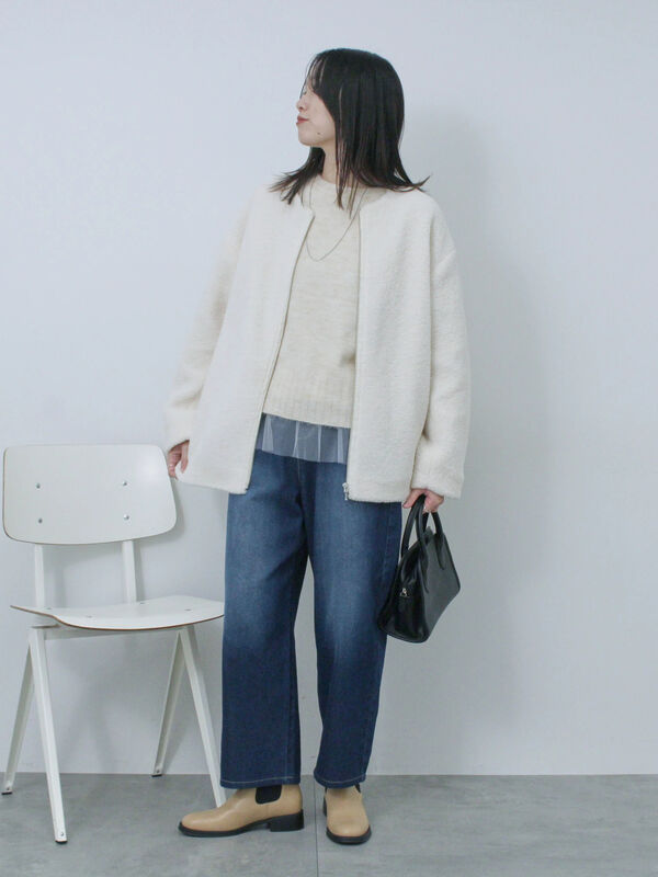 ヤクタッチクルーネックプルオーバー（トップス/ニット・セーター