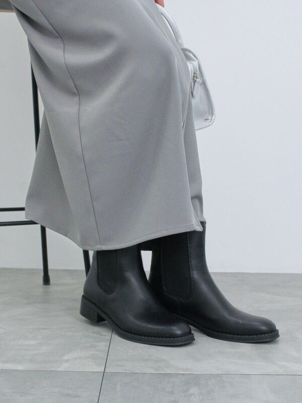 ふっくらクッション】インヒールサイドゴアブーツ（シューズ/ショート