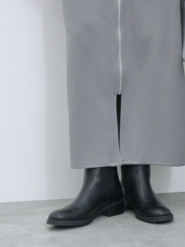 ふっくらクッション】インヒールサイドゴアブーツ（シューズ/ショート