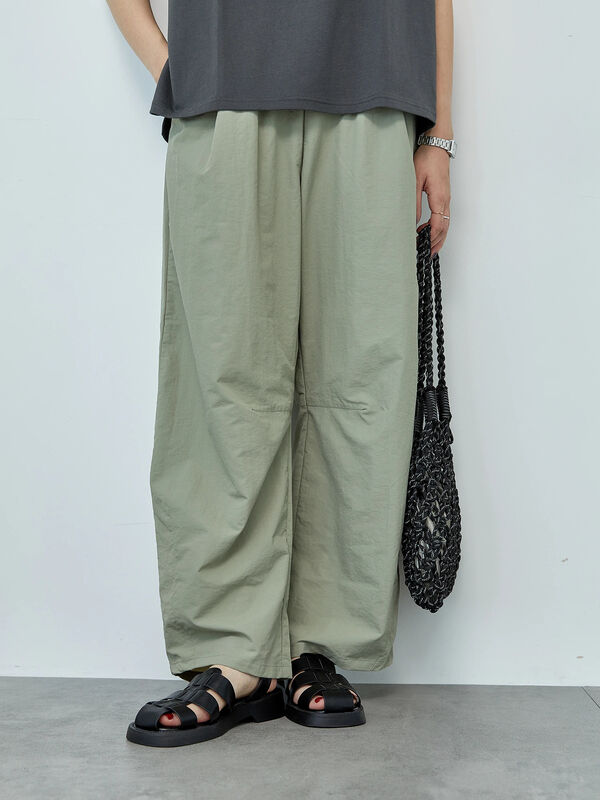 ナイロンカーブパンツ（ボトムス/パンツ）【セール】｜Samansa Mos2