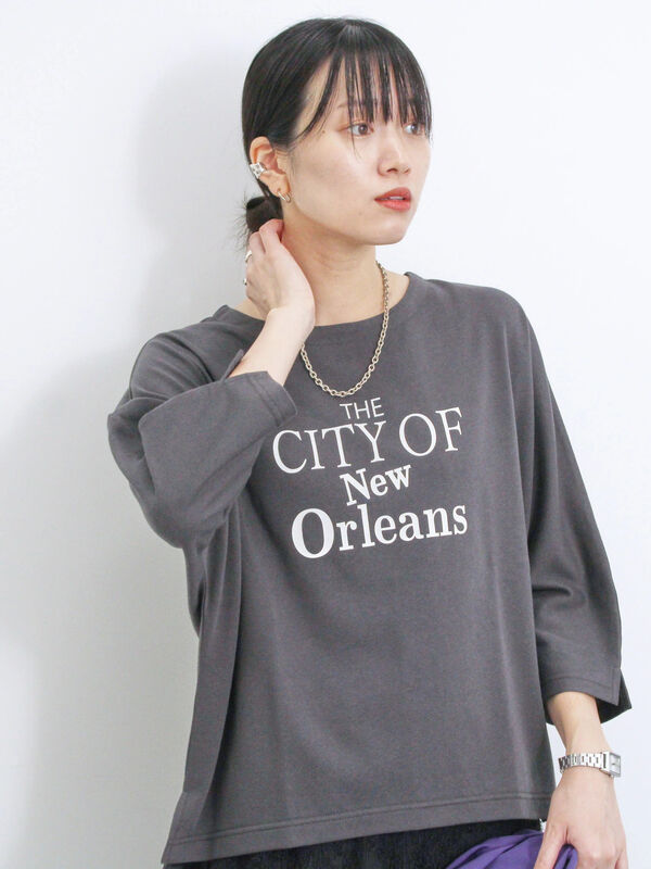 ドルマンスリーブ7分袖プルオーバー（トップス/カットソー）【セール