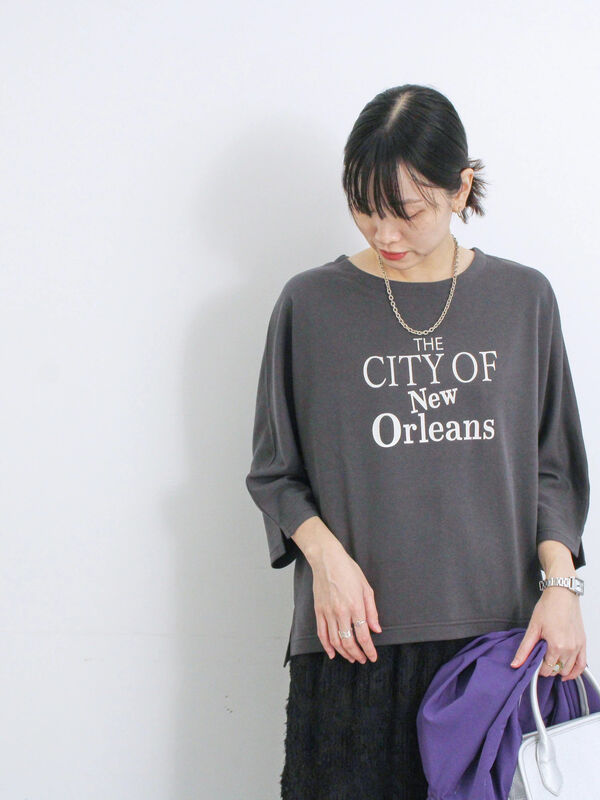 ドルマンスリーブ7分袖プルオーバー（トップス/カットソー）【セール