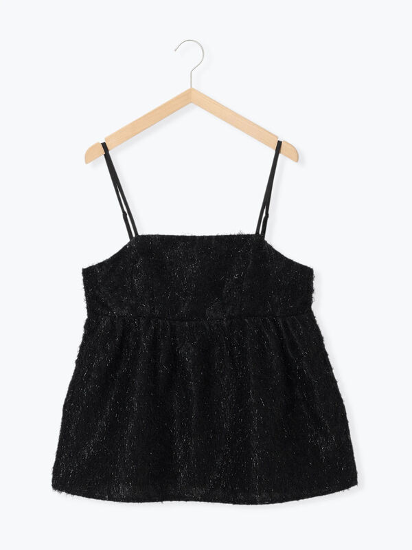 ラメフェザーキャミビスチェ（トップス/シャツ・ブラウス）【セール