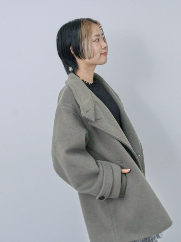 スタンドカラーシャギーコート（アウター/コート）【セール】｜Samansa