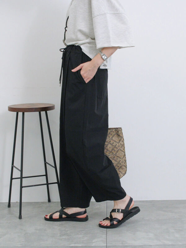 多機能】カーブパンツ（ボトムス/パンツ）【セール】｜Samansa Mos2