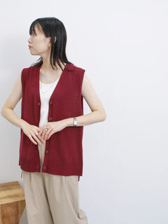 カーディガン(レッド/赤系)のセール・アウトレット｜レディース