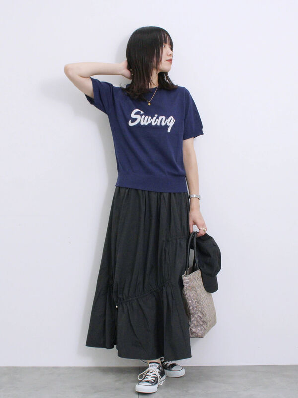 ◎ジャカードロゴニットプルオーバー（トップス/ニット・セーター