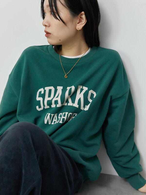 ロゴ入りビッグスウェット（トップス/ニット・セーター）｜Samansa