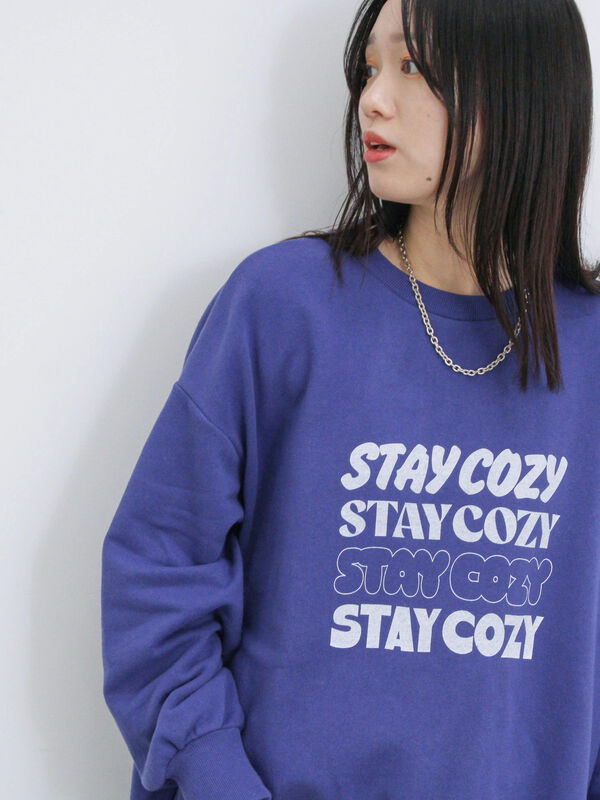 ロゴ入りビッグスウェット（トップス/ニット・セーター）｜Samansa