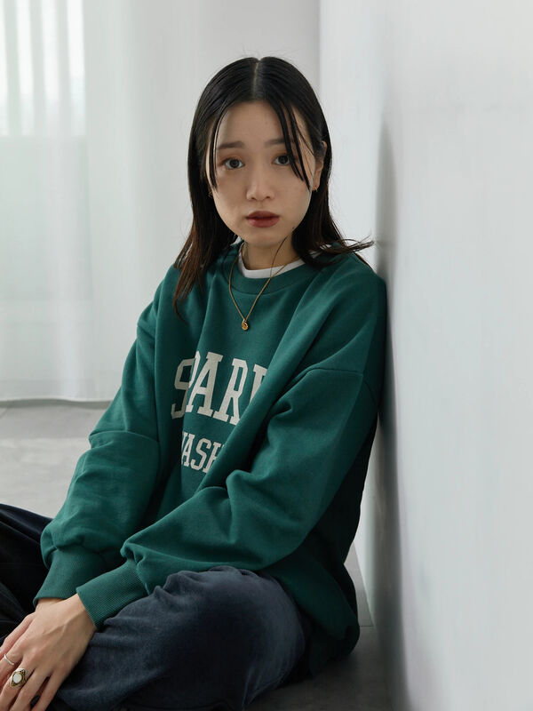 ロゴ入りビッグスウェット（トップス/ニット・セーター）｜Samansa