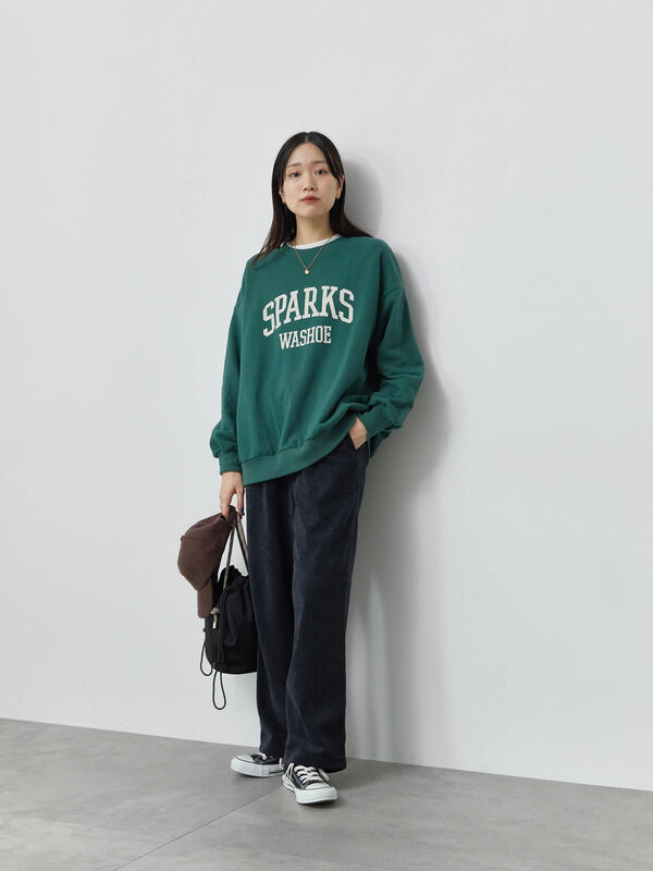 ロゴ入りビッグスウェット（トップス/ニット・セーター）｜Samansa