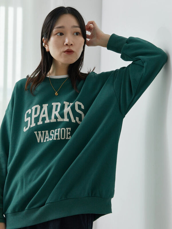 ロゴ入りビッグスウェット（トップス/ニット・セーター）｜Samansa