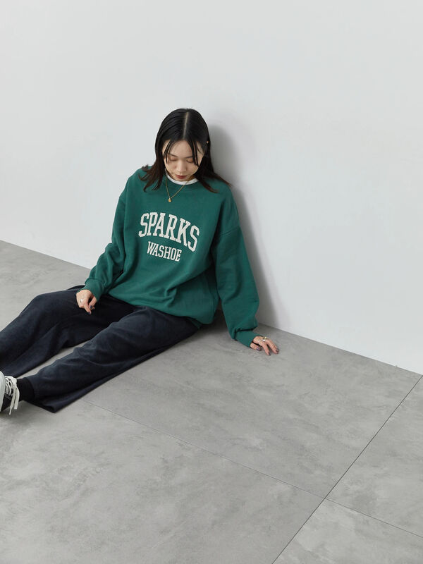 ロゴ入りビッグスウェット（トップス/ニット・セーター）｜Samansa