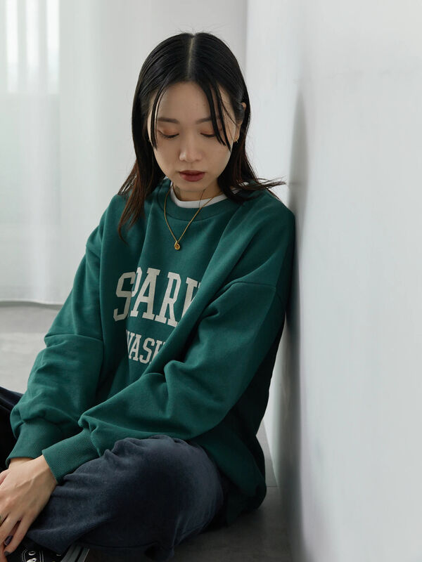 ロゴ入りビッグスウェット（トップス/ニット・セーター）｜Samansa