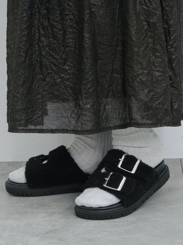 Disney】ミッキー&フレンズ/ボアサンダル（シューズ/ドレス