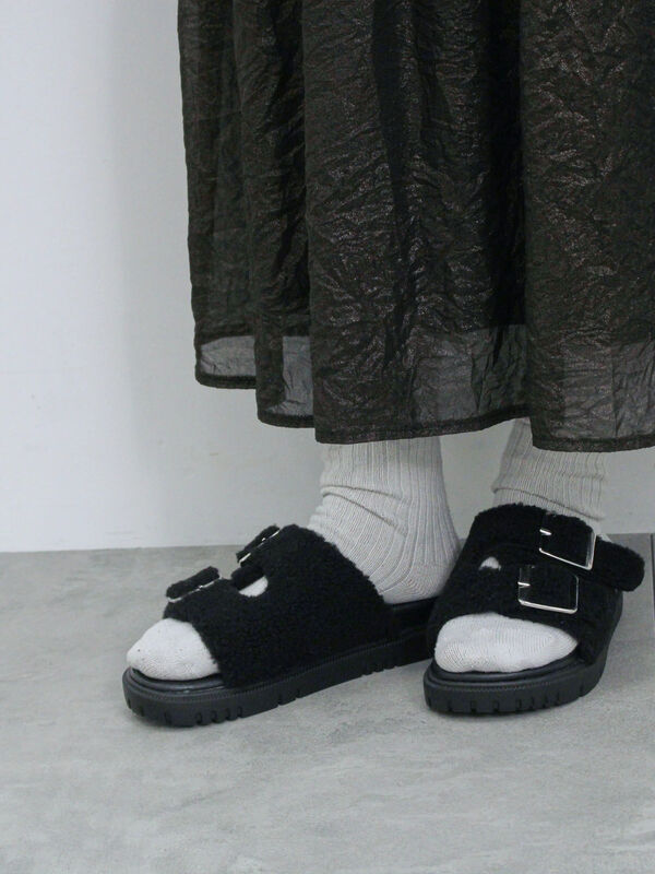 Disney】ミッキー&フレンズ/ボアサンダル（シューズ/ドレス