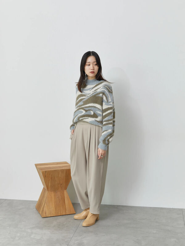 モスリーフ　だーやまん ドルマンスリーブ7分袖プルオーバー（トップス/カットソー）【セール