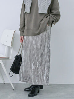 スカート(グレー/灰色系)のセール・アウトレット｜レディース