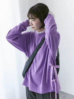 トップス(パープル/紫系)のセール・アウトレット｜レディース