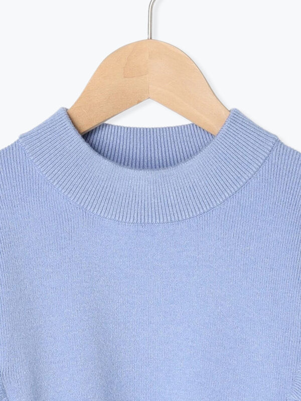 配色フリルニットプルオーバー（トップス/ニット・セーター）【セール