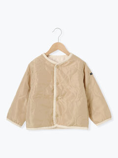 ツハルバイサマンサモスモス フラワー柄キルトリバーシブルジャケット⭐︎ブラウン ツハルバイサマンサモスモス フラワー柄キルトリバーシブル