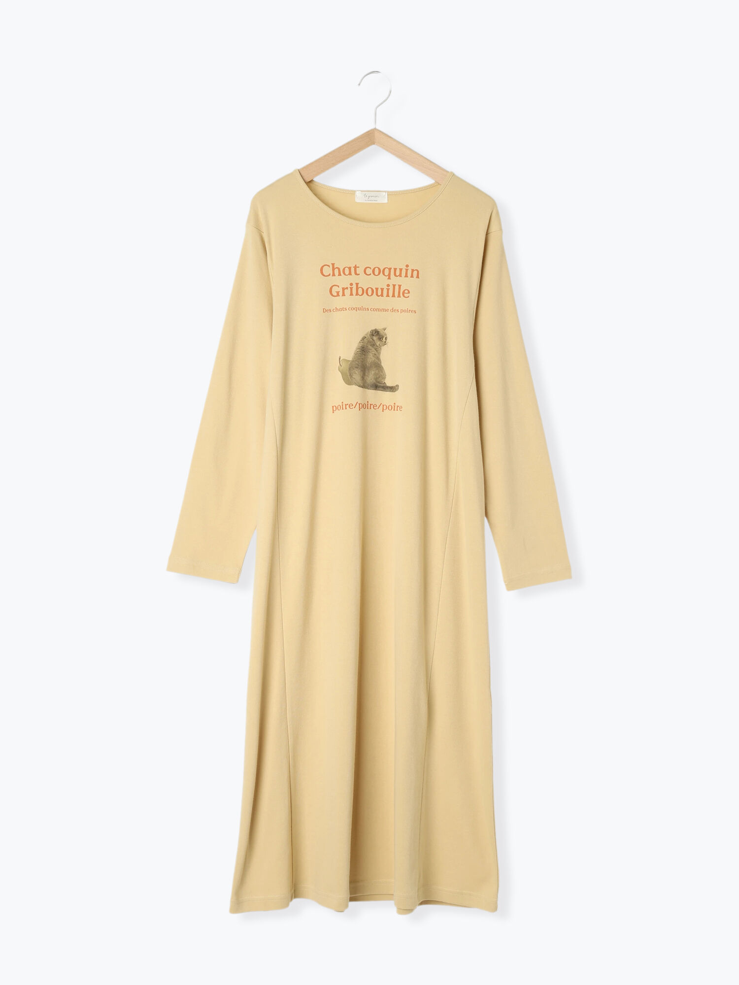 猫と過ごすキャットプリントルームワンピース（ワンピース