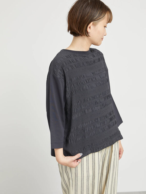 シャーリングドッキングカットソー（トップス/Tシャツ）【セール