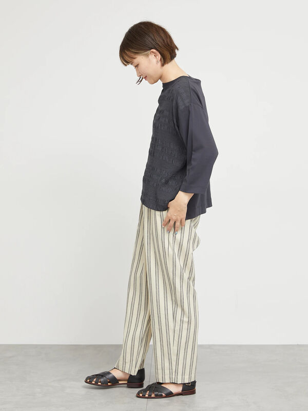 シャーリングドッキングカットソー（トップス/Tシャツ）【セール